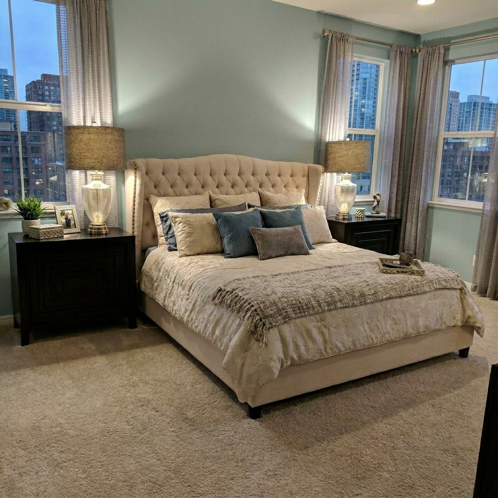 Bedroom after painting