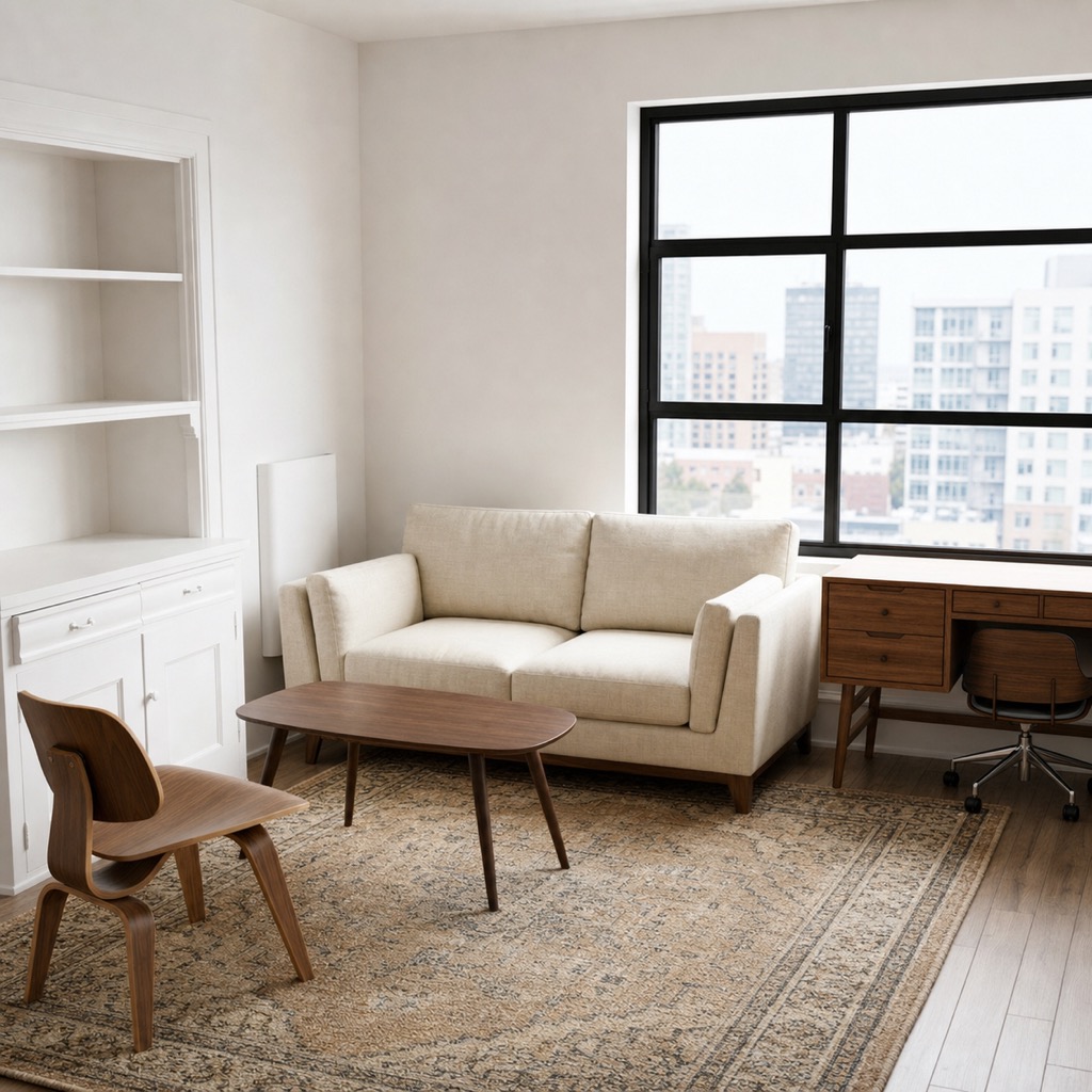 Living room after painting